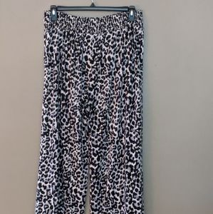 Leopard print Palazzo pants